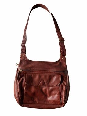 🌟Vintage Women's Butter Soft Leather Shoulder Bag in Chestnut Brown